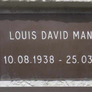MANUEL Louis David 1938-2013