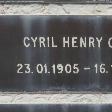 COXON Cyril Henry 1905-1997