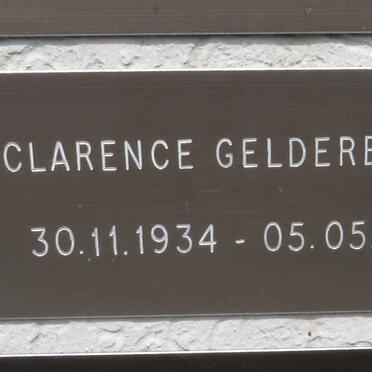 GELDERBLOEM Clarence 1934-2011
