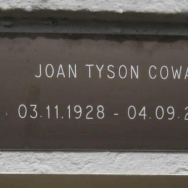 COWAP Joan Tyson 1928-2015