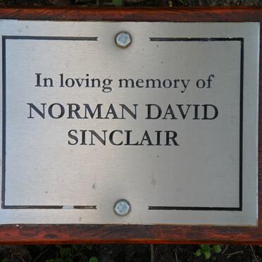 SINCLAIR Norman David