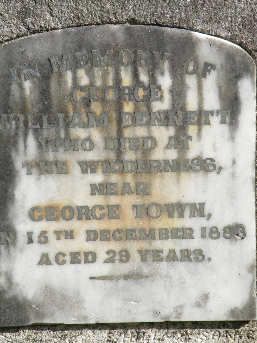 BENNETT George William -1883