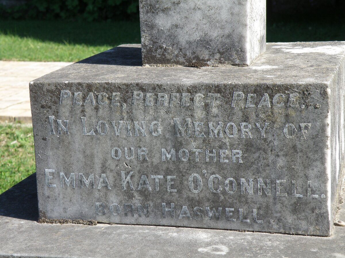 O’CONNELL Emma Kate nee HASWELL 1833-1907