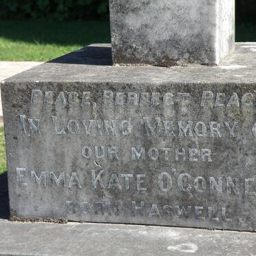 O’CONNELL Emma Kate nee HASWELL 1833-1907