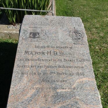 WARDEN H. D. Major 1856