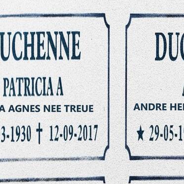 DUCHENNE Andre Henri 1925-2019 :: DUCHENNE Patricia Agnes nee TREUE 1930-2017