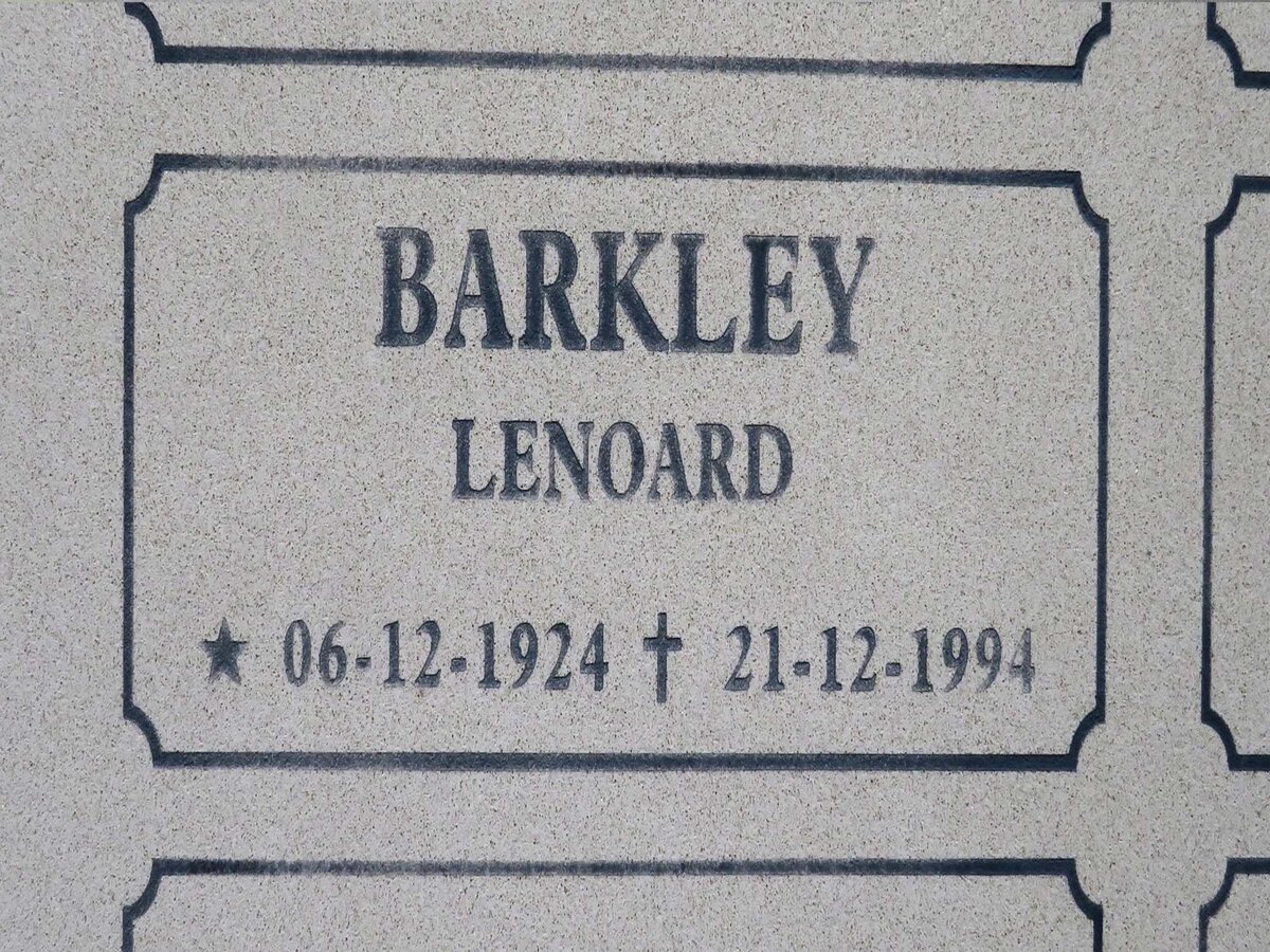BARKLEY Lenoard 1924-1994