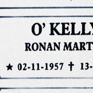 O’KELLY Ronan Martin 1957-2022