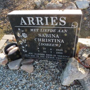 ARRIES Sabina Christina 1949-1998