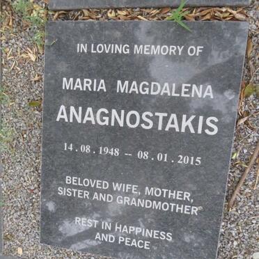 ANAGNOSTAKIS Maria Magdalena 1948-2015