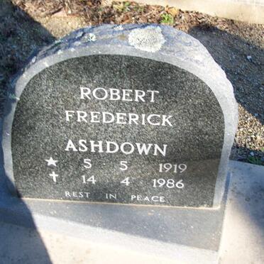 ASHDOWN Robert Frederick 1919-1986
