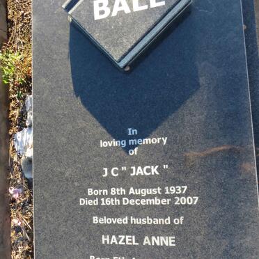 BALL J.C. 1937-2007 & Hazel Anne 1940-2009