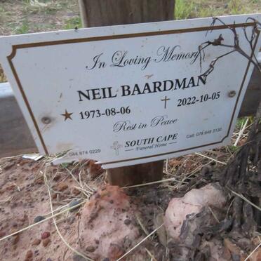 BAARDMAN Neil 1973-2022