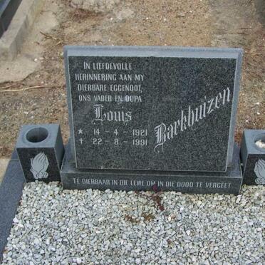 BARKHUIZEN Louis 1921-1991