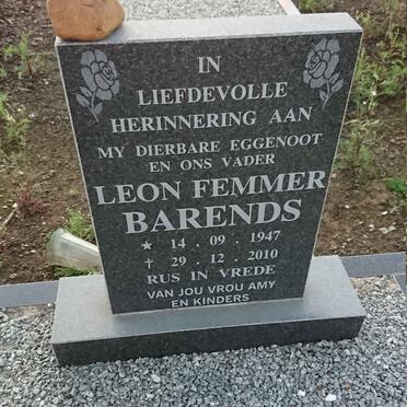 BARENDS Leon Femmer 1947-2010