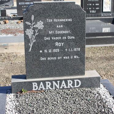 BARNARD Roy 1929-1978