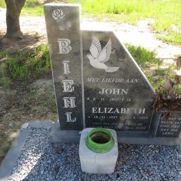BELL John 1935-2002 & Elizabeth 1937-2018