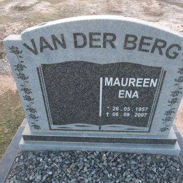 BERG Maureen Ena, van der 1957-2007