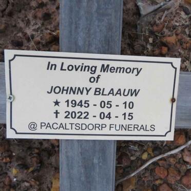 BLAAUW Johnny 1945-2022