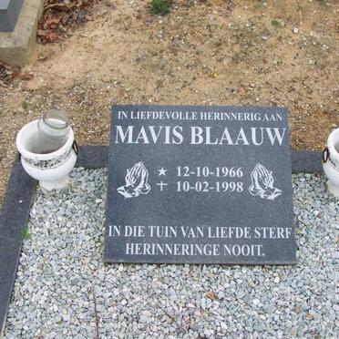 BLAAUW Mavis 1966-1998