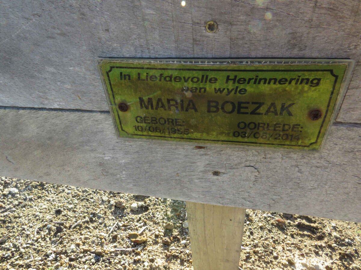 BOEZAK Maria 1956-2014