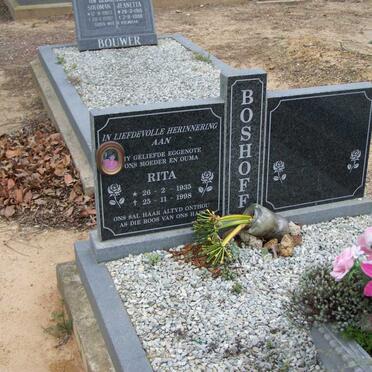 BOSHOFF Rita 1935-1998
