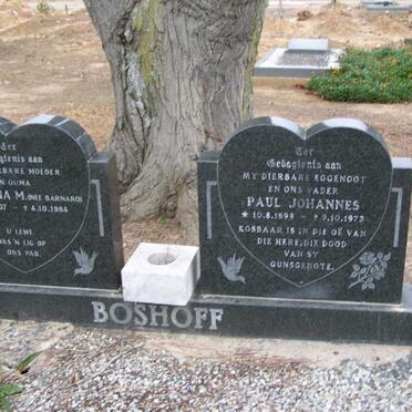 BOSHOFF Paul Johannes 1898-1973 & Catherina M. BARNARD 1907-1984 _2