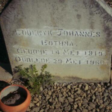 BOTHMA Lodewyk Johannes 1919-1966
