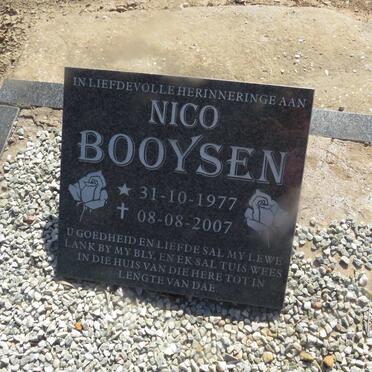 BOOYSEN Nico 1977-2007