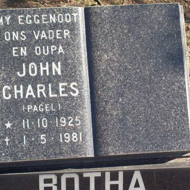 BOTHA John Charles 1925-1981
