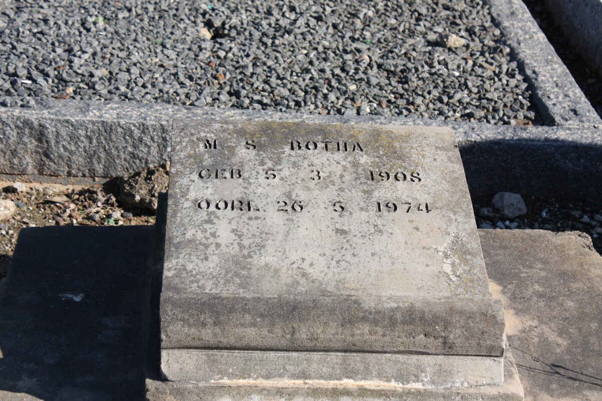 BOTHA M.S. 1908-1974