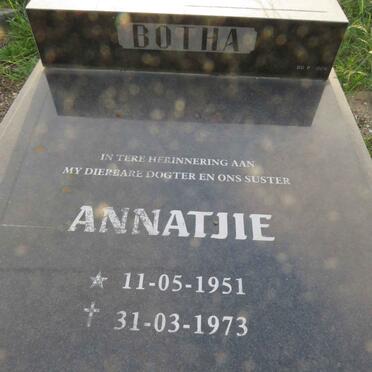 BOTHA Annatjie 1951-1973