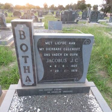 BOTHA Jacobus J.C. 1925-1979
