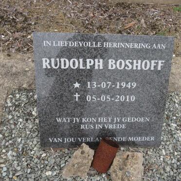 BOSHOFF Rudolph 1949-2010