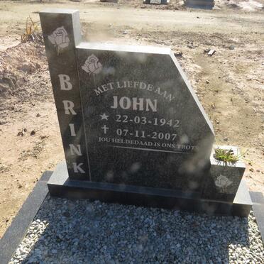 BRINK John 1942-2007