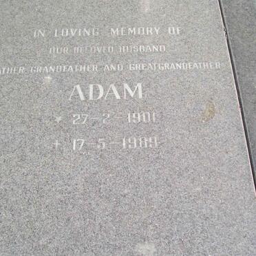 COETZEE Adam 1901-1989
