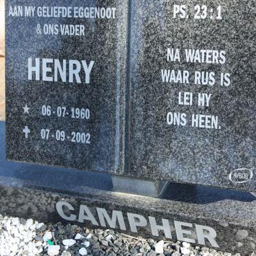 CAMPHER Henry 1960-2002