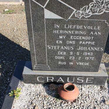 CRAUSE Stefanus Johannes 1943-1972