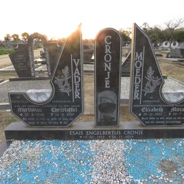 CRONJE Marthinus Christoffel 1948-1989 &amp; Elizabeth Miriam 1951-2021 :: CRONJE Esais Engelbertus 1972-2014