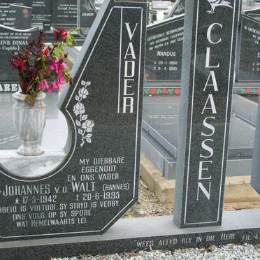 CLAASSEN Johannes v.d. Walt 1942-1995 &amp; Aletta C.G. 1939-2008 _1