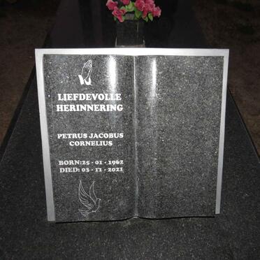 CORNELIUS Petrus Jacobus 1962-2021