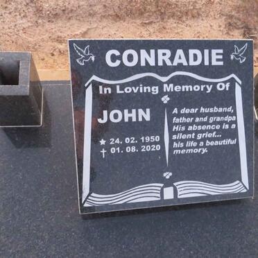 CONRADIE John 1950-2020