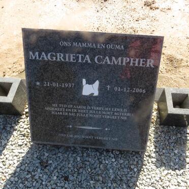 CAMPHER Magrieta 1937-2006