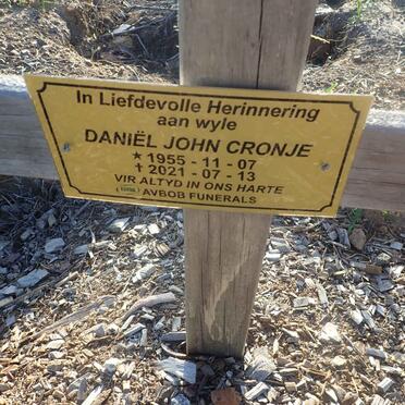 CRONJE Daniel John 1955-2021