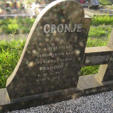 CRONJE Francois 1947-1975