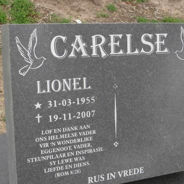 CARELSE Lionel 1955-2007