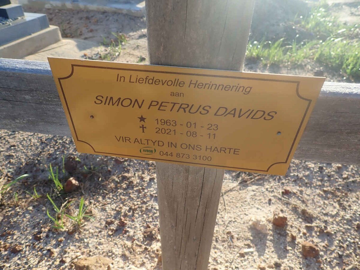 DAVIDS Simon Petrus 1963-2021