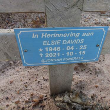 DAVIDS Elsie 1946-2021