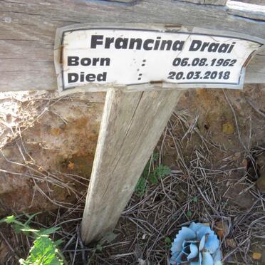 DRAAI Francina 1962-2018