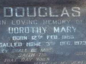 DOUGLAS Dorothy Mary 18??-1973